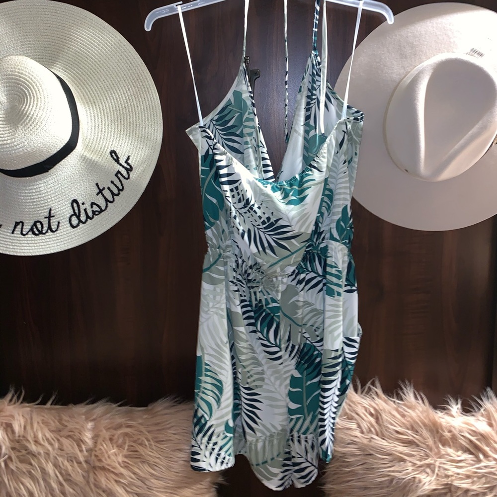 Tropical romper never wore.